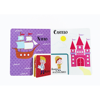 Dostosowane dzieci do wczesnej edukacji Puzzle Book Nauczanie Pomocnicze drukowanie książek