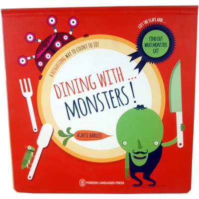 Książki z obrazkami w języku angielskim dla dzieci z serii Monster Książki planszowe dla dzieci