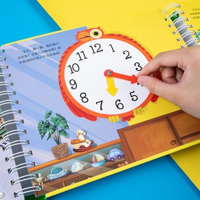 Spiralne dzieci Board Book Printing Zabawne ręce na encyklopedii życia