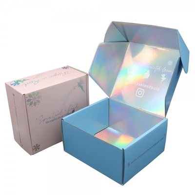 Laserowe niestandardowe pudełko wysyłkowe CMYK Color Card Board Pudełka na buty