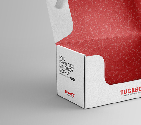 Druk offsetowy Free Front Tuck Mailer Boxes Shipping Box Makieta