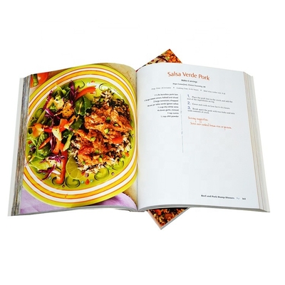 CMYK Color Recipe Książka kucharska Miękka okładka Oprawa Papier powlekany Drukowanie książek