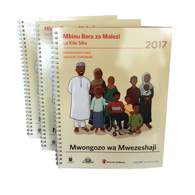Podręcznik edukacyjny w oprawie spiralnej 100 g/m² 120 g/m² 140 g/m² Książka w miękkiej oprawie